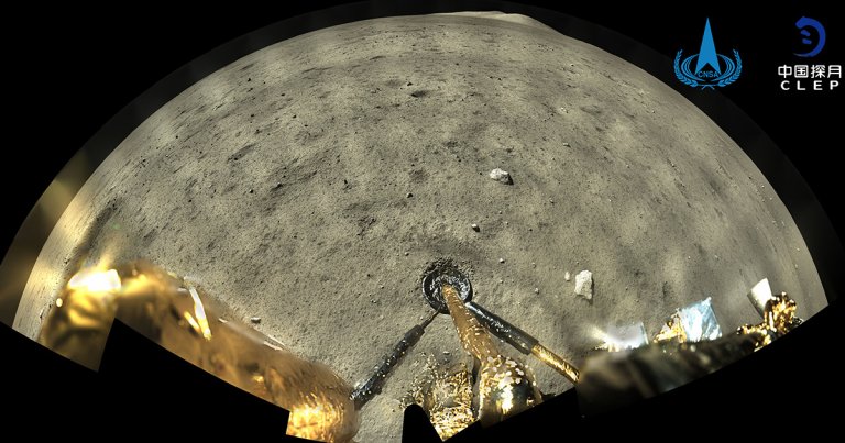 China's lunar lander Chang'e-5 just beamed back color photos of the surface of the Moon — and they're a lot more beige than what you'd expect.