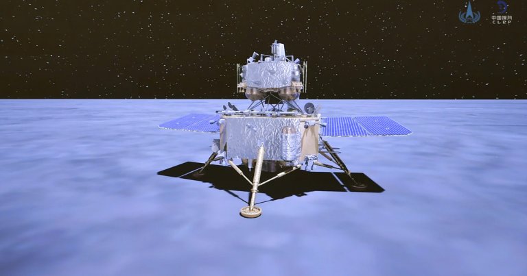 China's robotic Chang'e-5 space probe successfully gathered up lunar samples and is poised to be the first successful lunar retrieval mission since 1976.