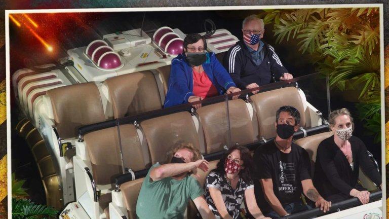 Walt Disney World, instead of enforcing its own mask requirements, is merely editing digital masks onto visitors' photos.
