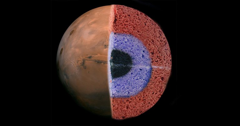 After studying hundreds of marsquakes, data from NASA's InSight rover suggests that the crust of Mars is layered like a three-tiered cake.