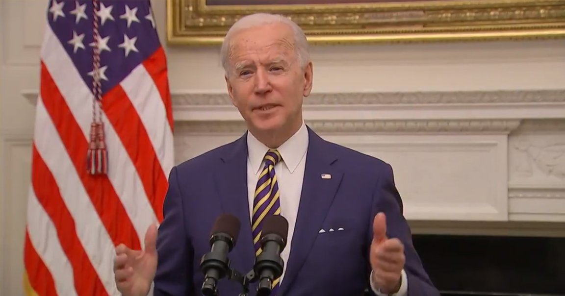In a national address on Friday, Biden said that the US is "expected to reach well over 600,000" coronavirus deaths. "We're in a national emergency."