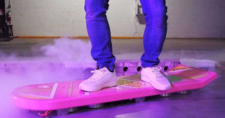 Engineers behind the epic YouTube account Hacksmith Industries have created a functioning hoverboard that actually hovers like the real thing.