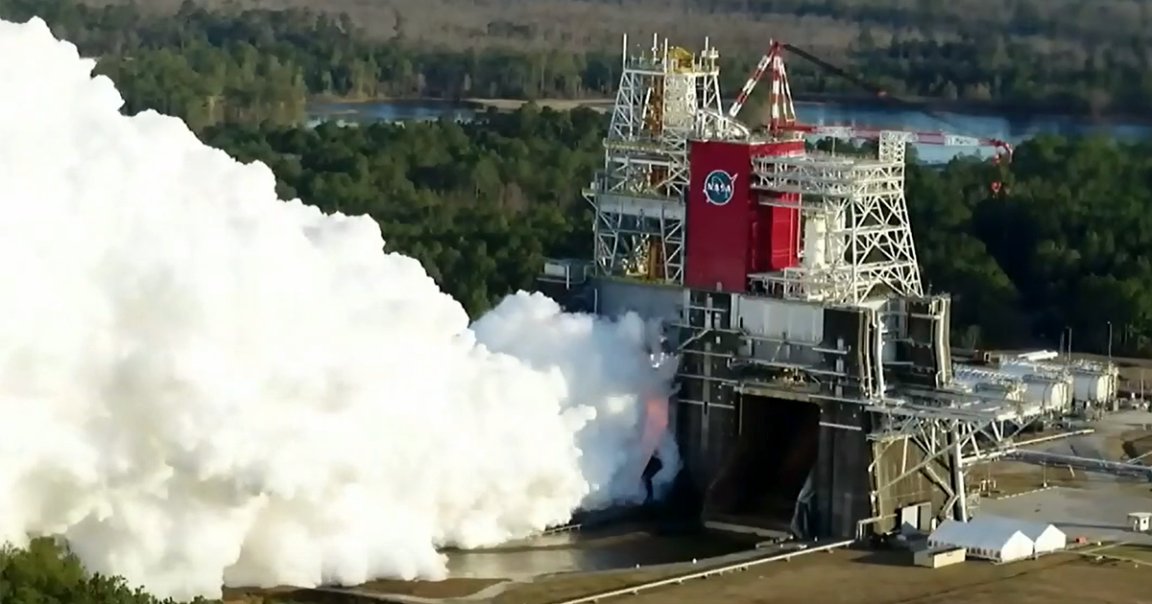 NASA has to prematurely shut down a critical "hot fire" test of the engines meant to one day carry the Orion spacecraft to the Moon.