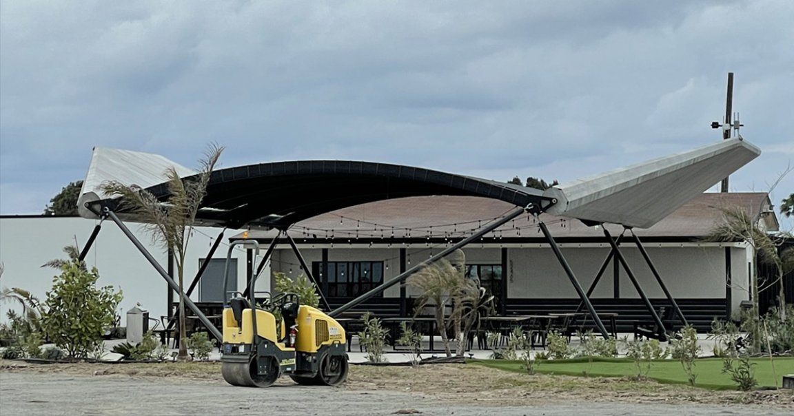SpaceX is building a restaurant and a "futuristic bar" at its Starship testing facility in Boca Chica, Texas, according to CEO Elon Musk.