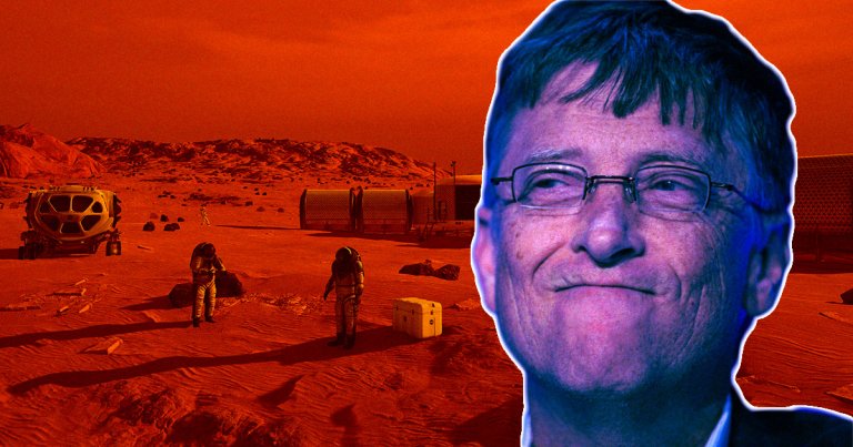 Bill Gates says that he doesn't really see the appeal of investing in rockets to Mars, saying money would be better spent on climate change and medicine.