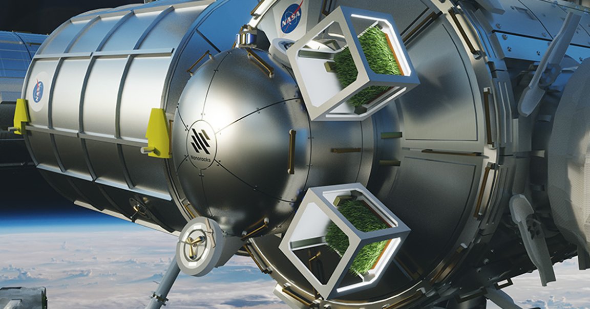 The space company and NASA contractor Nanoracks wants to build greenhouses in space to bolster food security in the face of climate change.