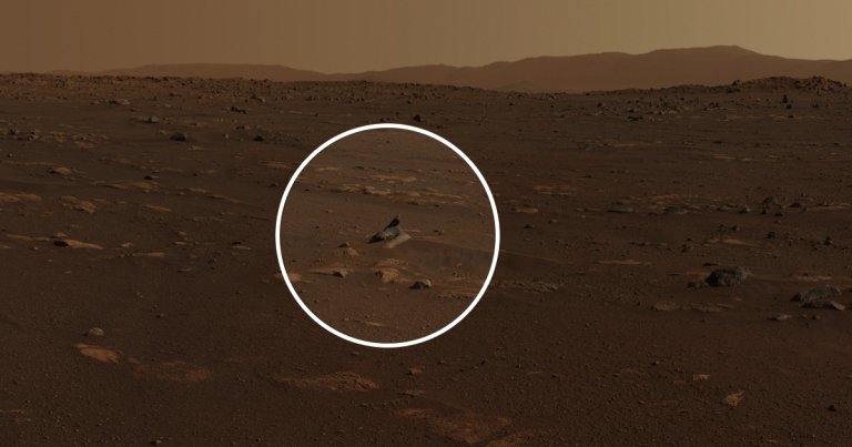 NASA released a stunning high-resolution panorama of the Martian surface taken by Perseverance's Mastcam-Z camera. It spotted a strangely shaped rock.