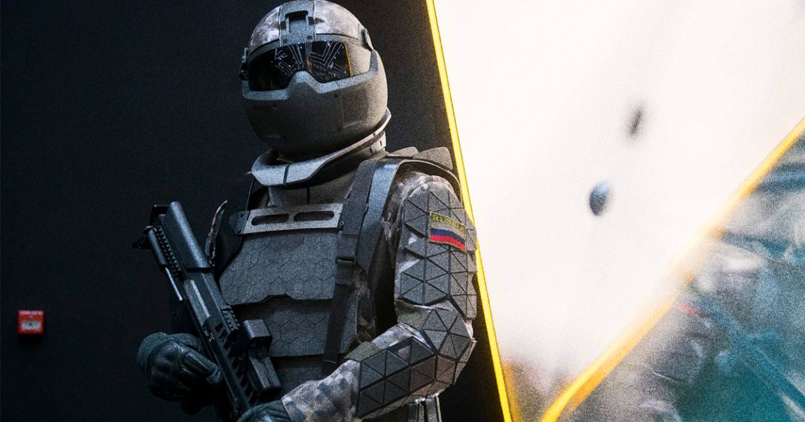The next generation of Russia's Sotnik battle armor will reportedly be able to withstand a direct shot from a .50 caliber bullet.