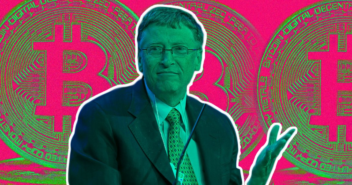 Microsoft founder and billionaire Bill Gates told The New York Times that Bitcoin is "not a great climate thing."