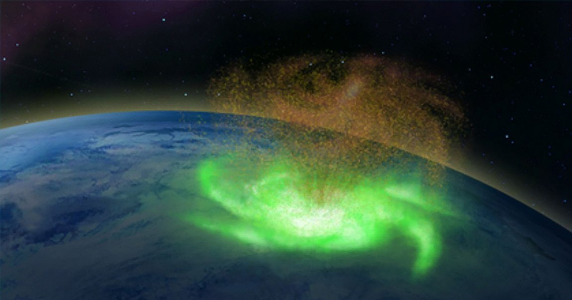 A team of scientists have confirmed the existence of a gigantic 1,000 kilometer-across hurricane swirling hundreds of kilometers above the North Pole.