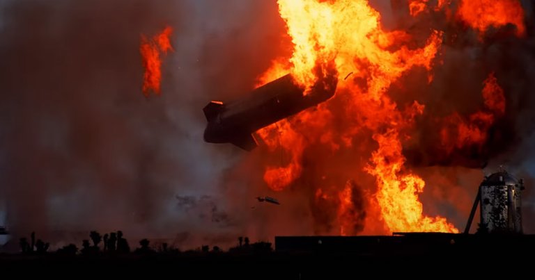 Courtesy of YouTube account Cosmic Perspective, we can relive the event of SpaceX's Starship prototype SN10 exploding in incredible slow-motion.