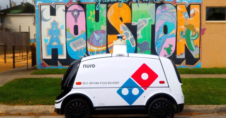 Pizza giant Domino's is partnering with robotics company Nuro to bring autonomous robot pizza deliveries to Houston, Texas.
