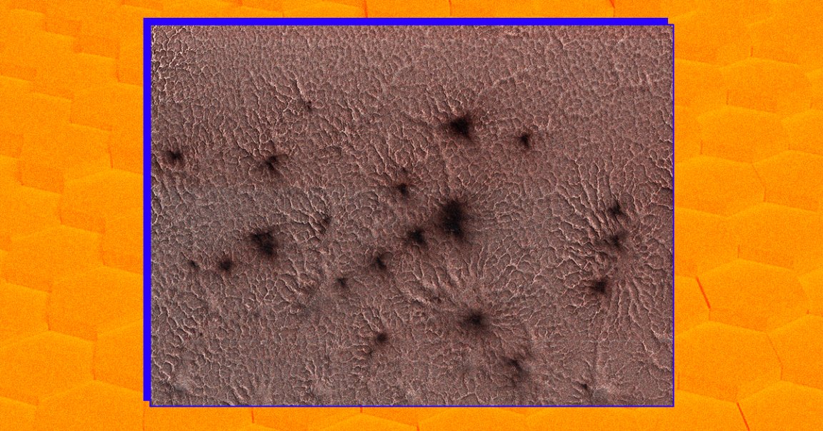 Scientists finally figured out what caused the gigantic spider-like formations on Mars' south pole by recreating the planet's environment in a lab.