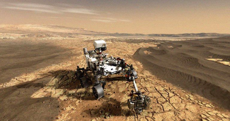 NASA's Mars Perseverance rover has sent back a sweet selfie, a stunningly crisp self-image of the six-wheeled rover's "head."