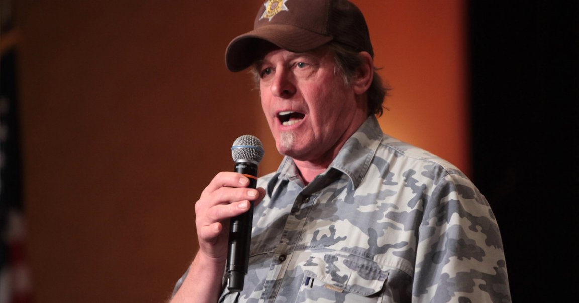 Country musician, gun nut and staunch Trump supporter Ted Nugent tested positive for COVID-19 after repeatedly writing off the pandemic as a hoax.