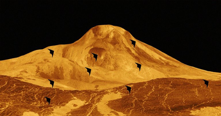 NASA just funded a project that wants to explore the clouds of Venus with a swarm of kite-like spacecraft that glide through the atmosphere.
