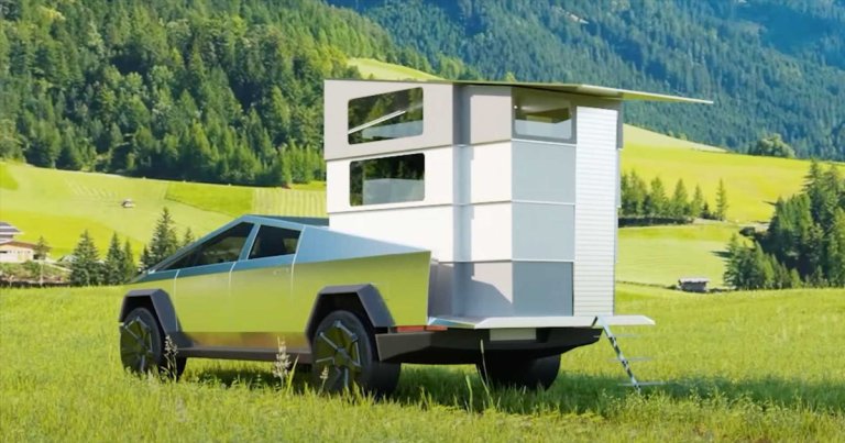 A  Las Vegas-based company has put up a RV add-on called CyberLandr for the Cybertruck, cashing in on more than $50 million in future revenue.