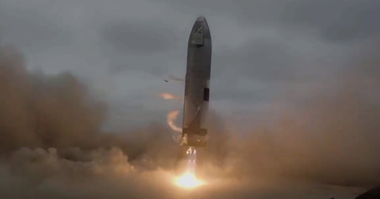SpaceX has released glorious new footage of its fifth high-altitude test flight of its Mars-bound rocket Starship on May 5.