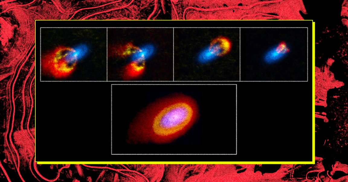 Scientists unraveled a mystery of planetary formation by discovering that chaotic perturbations help trigger protoplanetary disks to clumb together.