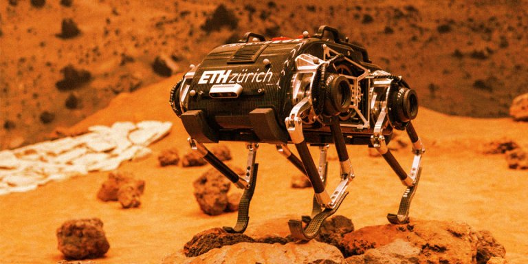 Engineers from ETH Zurich in Switzerland and the Max Planck Institute in Germany built a small quadrupedal robot meant to tackle the steep hills of Mars.