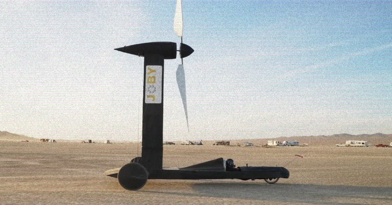 YouTuber Wins $10,000 Bet Against Physicist, Drives Wind-Powered Car