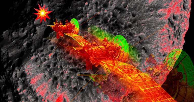 Scientists say we could deflect a killer asteroid by bombarding it with telecom satellites that are already in orbit instead of bombs.