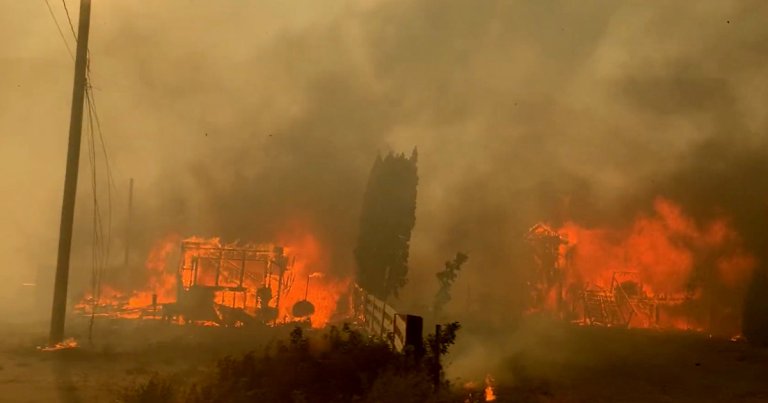 90 percent of Lytton, British Columbia, a small village of approximately 250, burned to the ground after recording Canada's highest ever temperature ever.