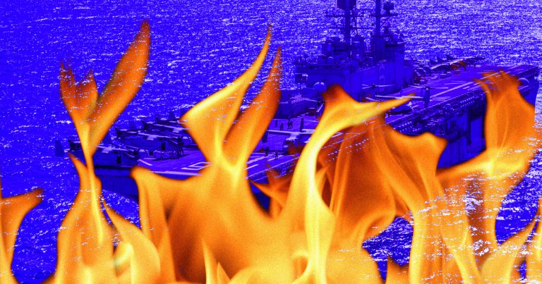 Ryan Sawyer Mays, a butthurt 20-year-old sailor who failed his US Navy SEAL test, has been accused of setting fire to an assault ship.