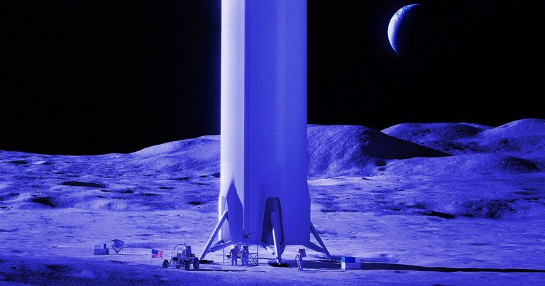 SpaceX just got its first round of funds from NASA to develop a lunar lander capable of sending the first astronauts to the surface of the Moon.