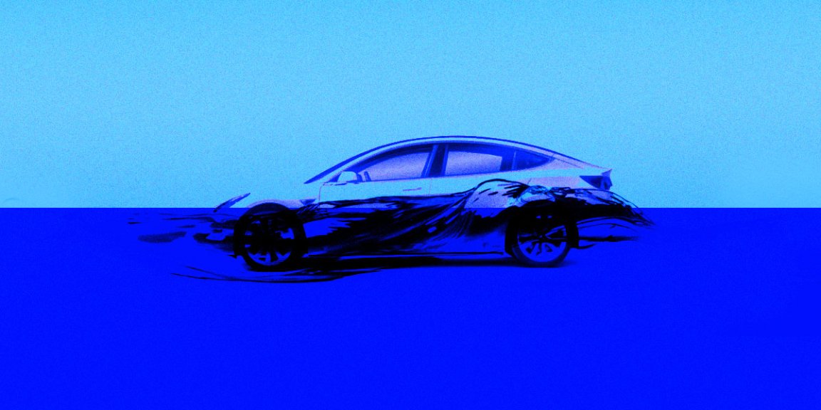 In a video shared by the Twitter account Tesla Owners of Silicon Valley, a Tesla can be seen wading through several feet of flood waters.