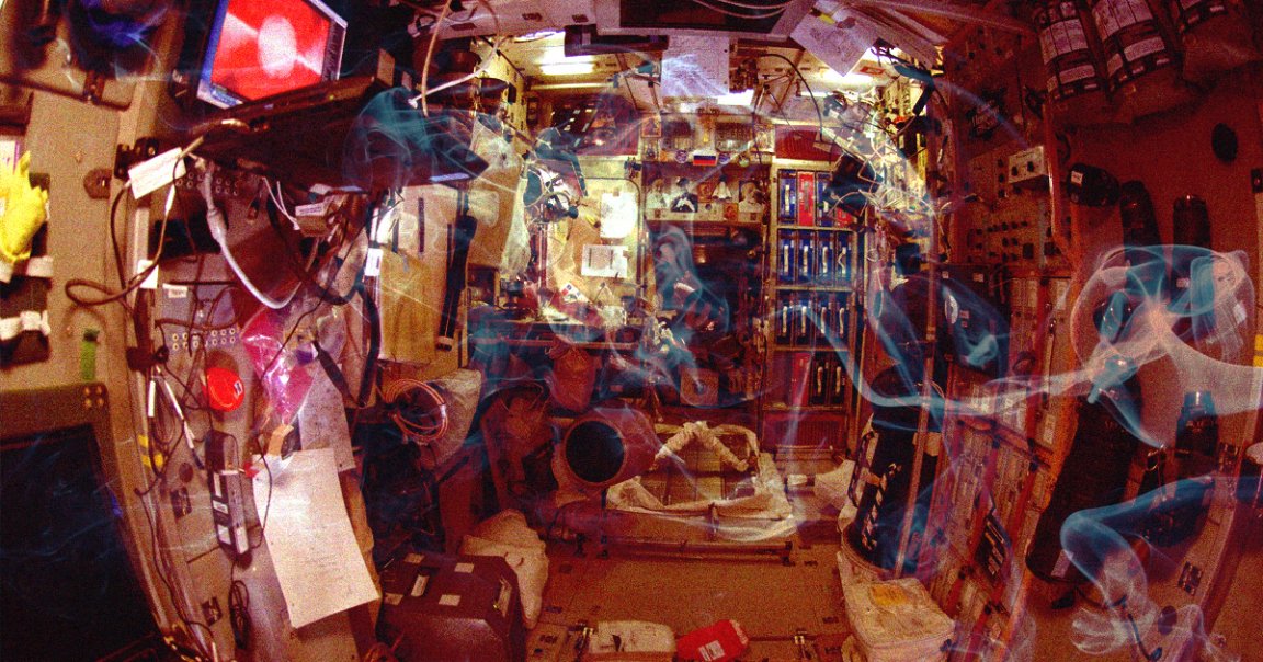 Both the fire and smoke alarms were triggered early Thursday morning on board the Russian Zvezda module of the International Space Station.