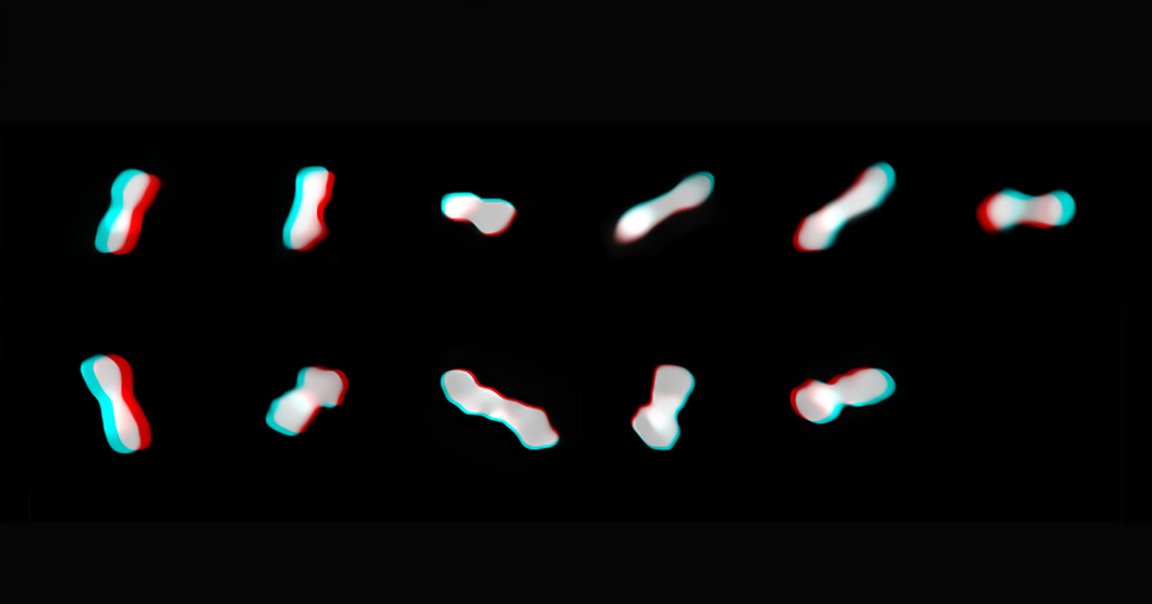 Scientists got an incredible look at Kleopatra, also known as the "dog bone asteroid," which is spinning so fast it might rip itself apart.