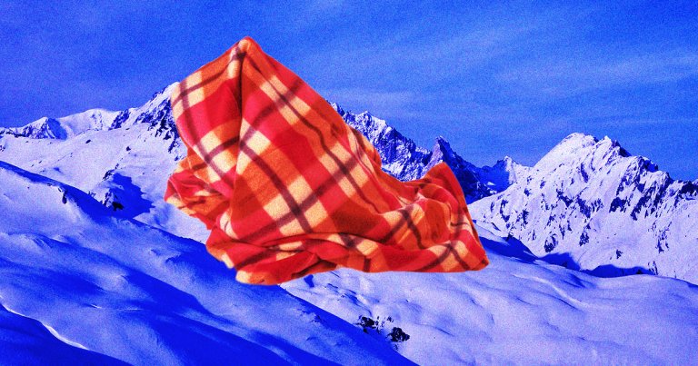 Officials from a local Swiss skiing resort are now trying to slow the melting by throwing giant fleece blankets over the glacier