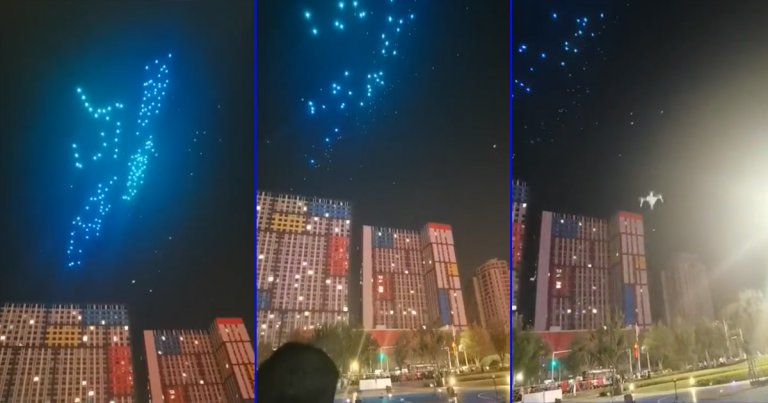 Drones literally started raining from the sky during a light show in Zhengzhou, a city of 10 million people in the Chinese province of Henan.