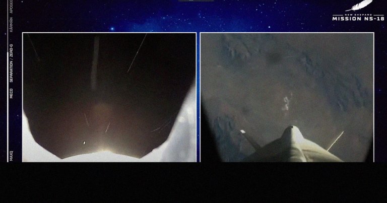 Blue Origin has launched William Shatner, best known as the actor who played Captain Kirk in the "Stark Trek" franchise, to an altitude of 66.5 miles.