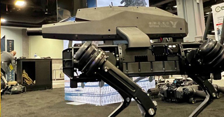 The inevitable has happened. Somebody strapped an honest-to-God sniper to the back of a quadrupedal robot dog.