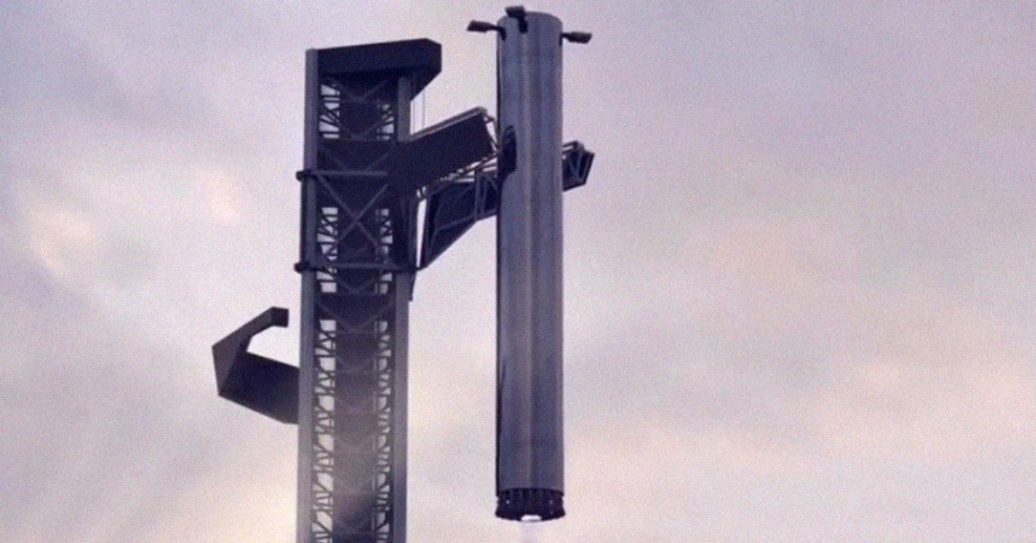 SpaceX has flexed the "Chopsticks" arm of its massive Starship-catching tower for the first time earlier this morning at the company's Texas facilities.