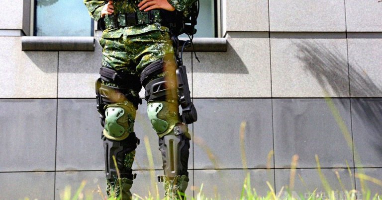 Taiwan has announced it’s created a battery-powered exoskeleton suit that can allow its soldiers to run faster and carry heavy objects with ease.