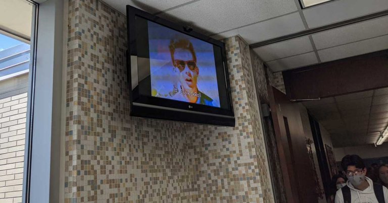 A 14-year-old high school student and white hat hacker rickrolled their entire school district by hacking into the school's internet-connected devices.