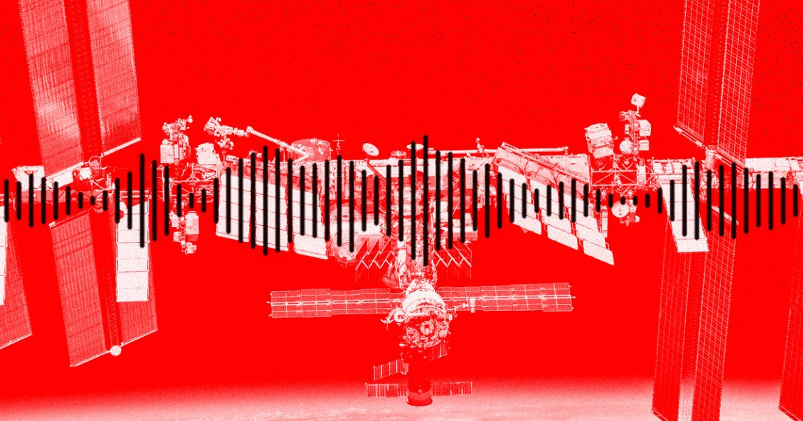 A recording of the International Space Station crew scrambling for safety after a Russian anti-satellite missile test has been released.