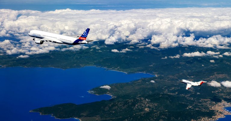 For the first time ever, a commercial airliner has taken flight with both of its engines running entirely on sustainable jet fuel.