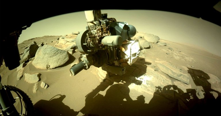 NASA's Perseverance Mars Rover has scooped up its next Martian soil sample — and this time, the rock has got a fascinating, new geological feature.