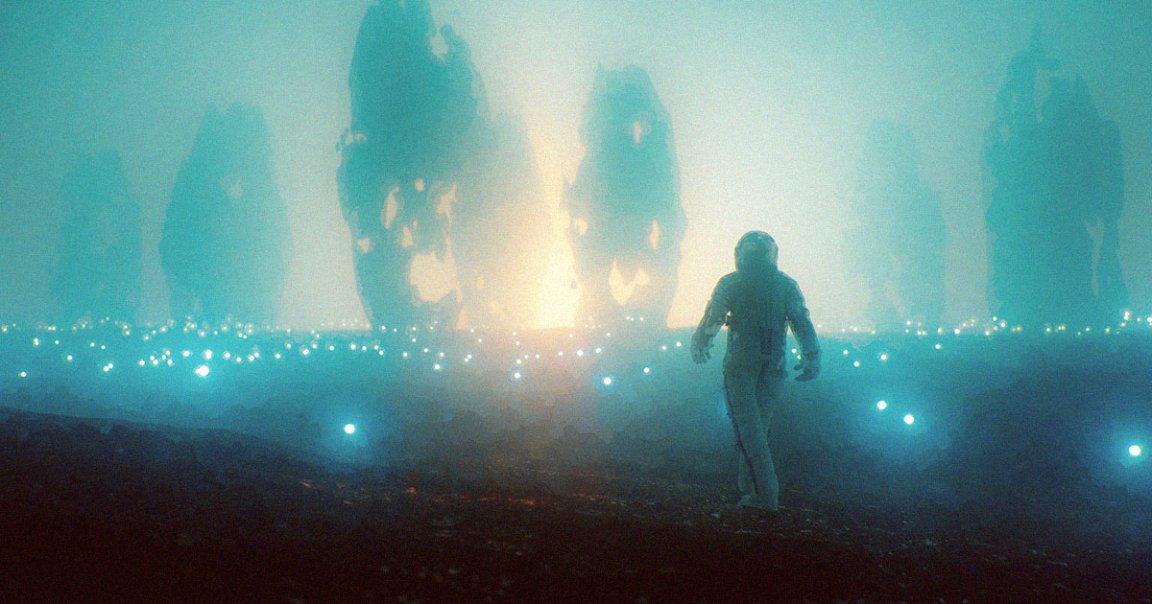 Imagine, if you will, that future humans manage to travel to other worlds and find...more humans. 
