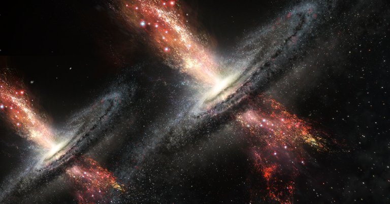 Oh my god, y'all — the supermassive black holes at the heart of galaxies like our Milky Way may have BFFs.
