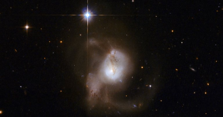 NASA is throwing shade at some "hot mess" colliding galaxies as they become one.