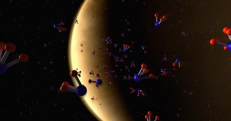 MIT scientists say sulfuric acid in the clouds of Venus could be neutralized by the presence of ammonia, possibly the result of biological processes.