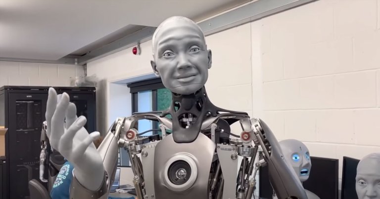 People Disturbed by Robot With Ultra-Realistic Human Face Expressions
