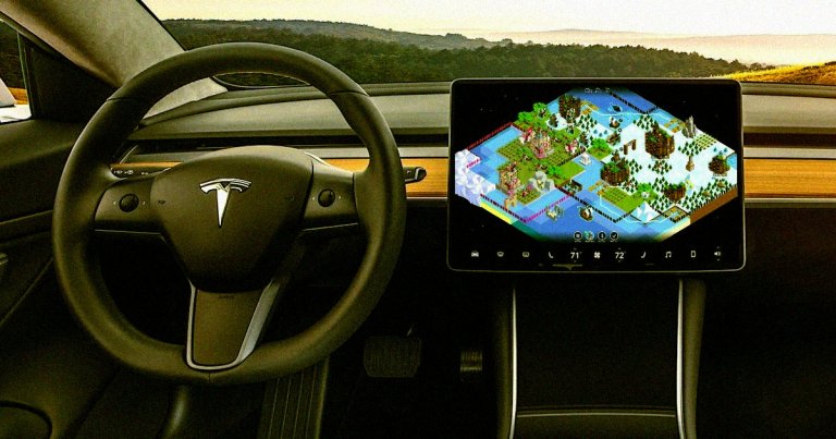 Tesla is allowing drivers to play video games on its vehicles' massive touchscreens — while driving.