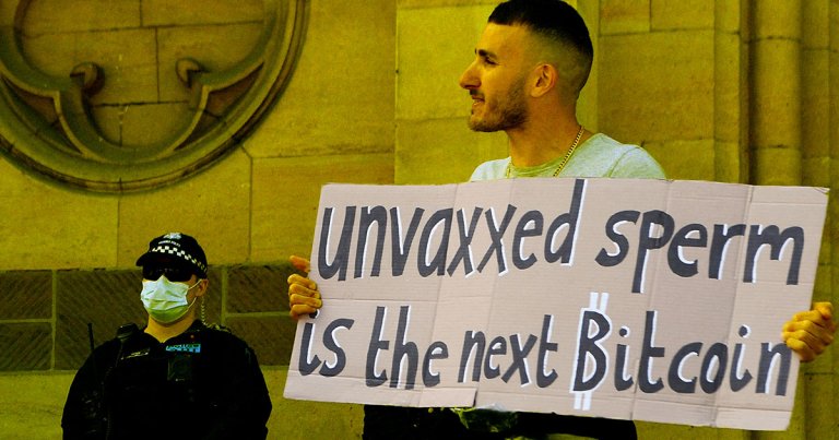 A group of ardent anti-vaccine morons have created a new cryptocurrency based on the idea that vaccines lower your sperm count.