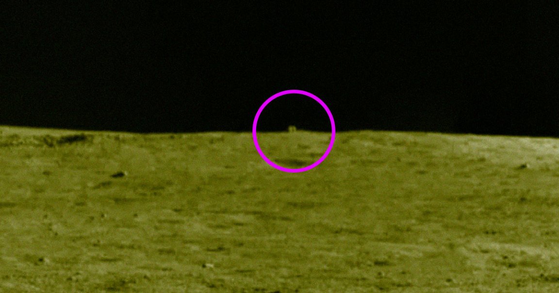 China spotted a puzzling "mystery house" on the surface of the Moon, a cube-shaped object hiding in plain sight. The internet had a field day as a result.